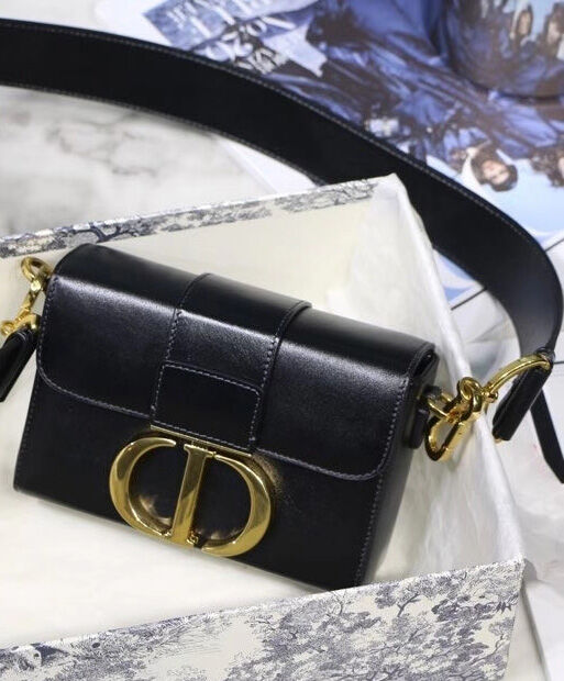 Christian Dior 30 Montaigne Box Bag Black